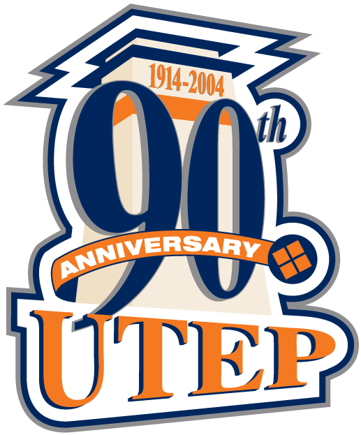 UTEP Miners 2004 Anniversary Logo diy DTF decal sticker